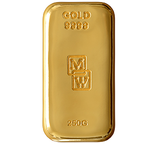 250g Gold Cast Bar