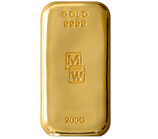 200g Gold Cast Bar