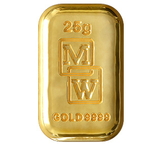 25g Gold Cast Bar