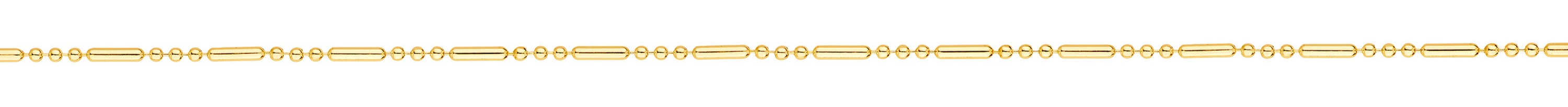 Jewellery Chain Gold And Silver Figaro Ball Chain 3 7 Ext