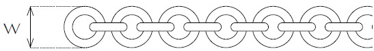 Jewellery Chain Gold And Silver Tight Cable Drawing