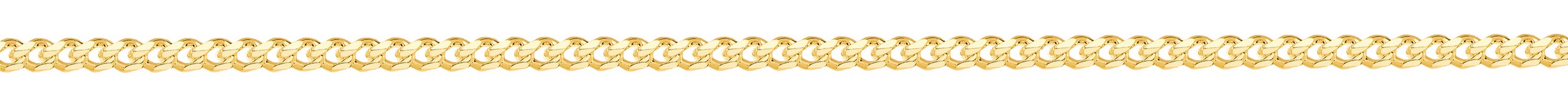 Jewellery Chain Gold And Silver Double Concave Bevel Diamond Cut Curb Ext