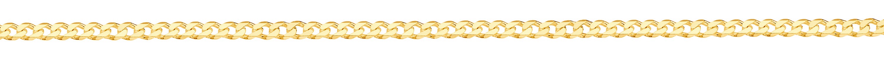 Jewellery Chain Gold And Silver Tight Flat Bevel Diamond Cut Curb Ext