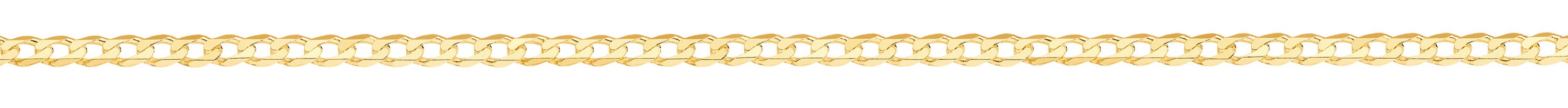 Jewellery Chain Gold And Silver Ultra Flat Bevel Diamond Cut Curb Ext