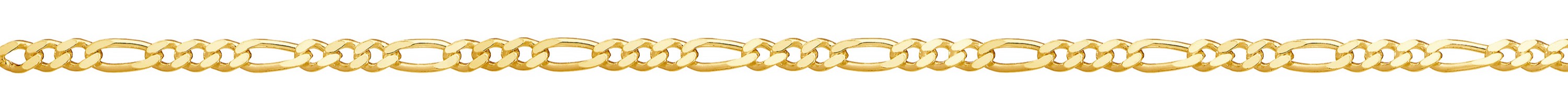 Jewellery Chain Gold And Silver Diamond Cut Oval Figaro 1 3 Drawing
