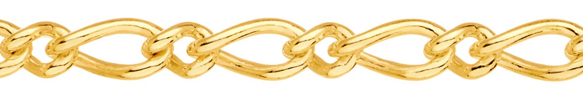 Jewellery Chain Gold And Silver Figaro 1 1