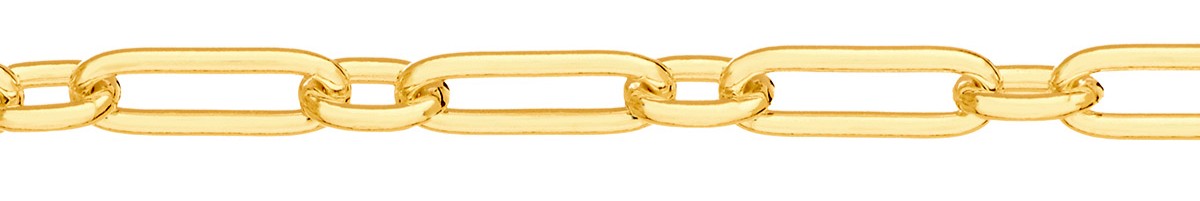 Jewellery Chain Gold And Silver Figaro Paper Clip 1 1