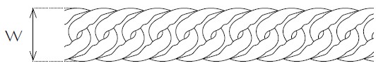 Jewellery Chain Gold And Silver Flat Singapore Drawing
