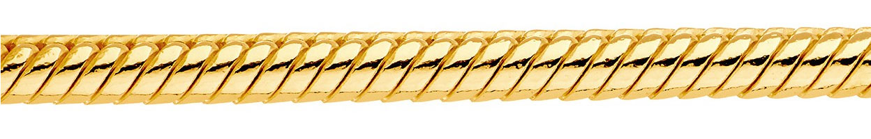 Jewellery Chain Gold And Silver Round Snake