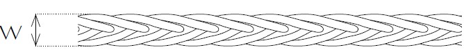 Jewellery Chain Gold And Silver Diamond Cut Wheat Drawing