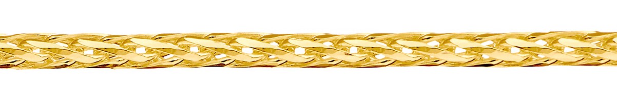 Jewellery Chain Gold And Silver Diamond Cut Wheat