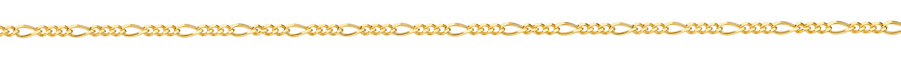 Jewellery Chain Gold And Silver Diamond Cut Oval Figaro 1 3 Ext