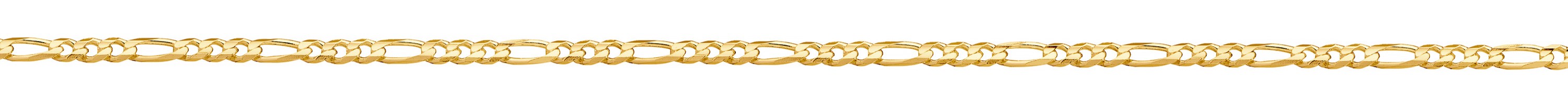 Jewellery Chain Gold And Silver Double Concave Bevel Figaro 1 3 Ext