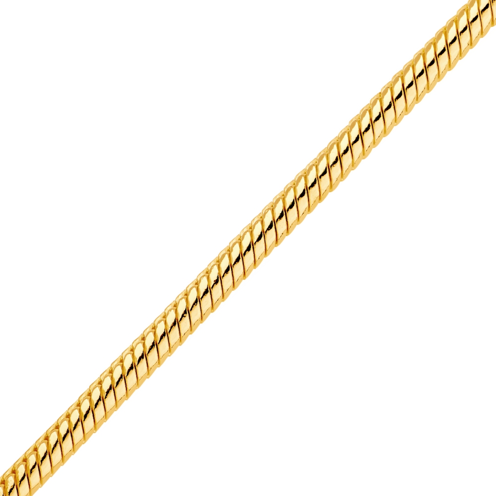 Jewellery Chain Gold And Silver Round Snake